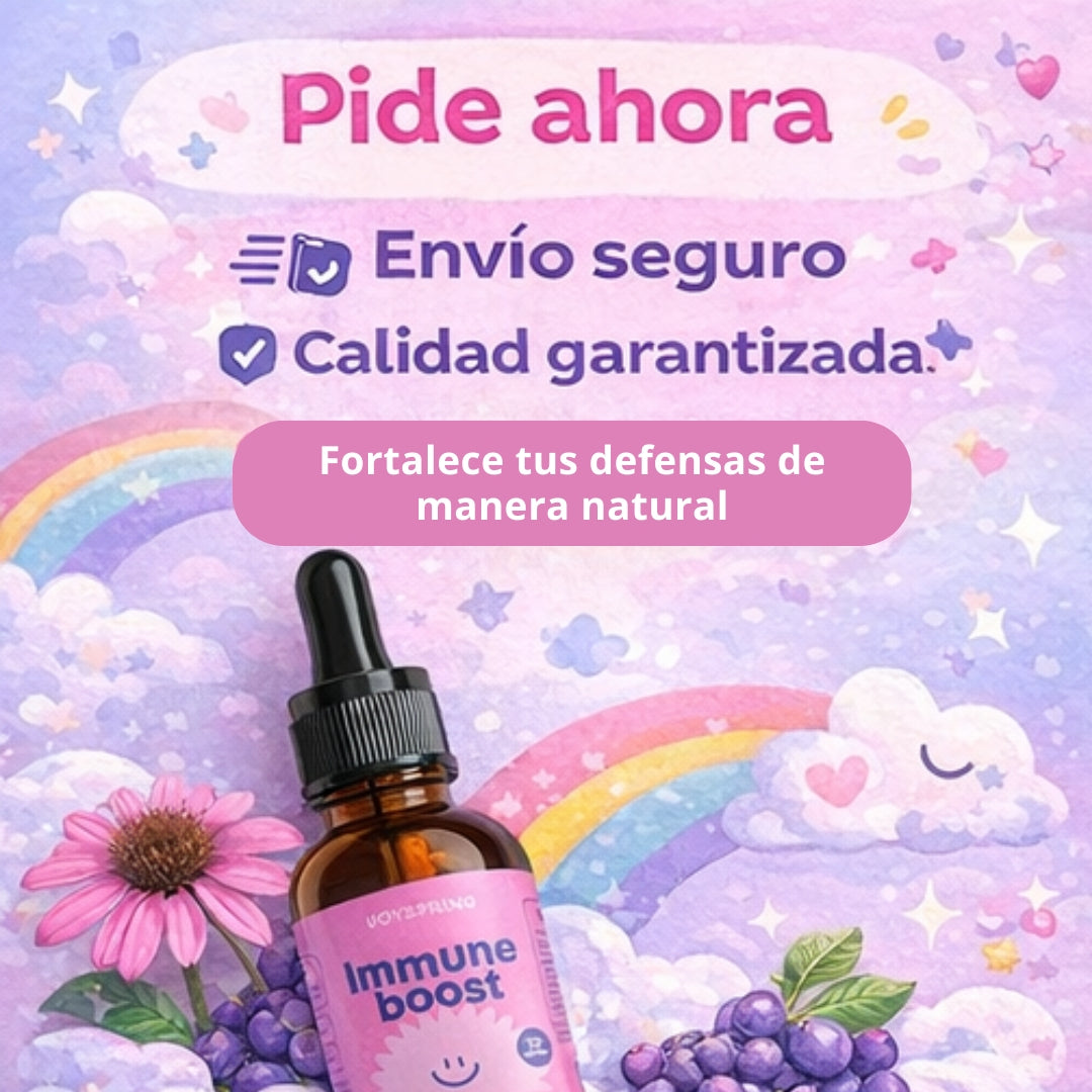 Immune Boost Líquido con Equinácea y Saúco – Refuerzo Natural para las Defensas