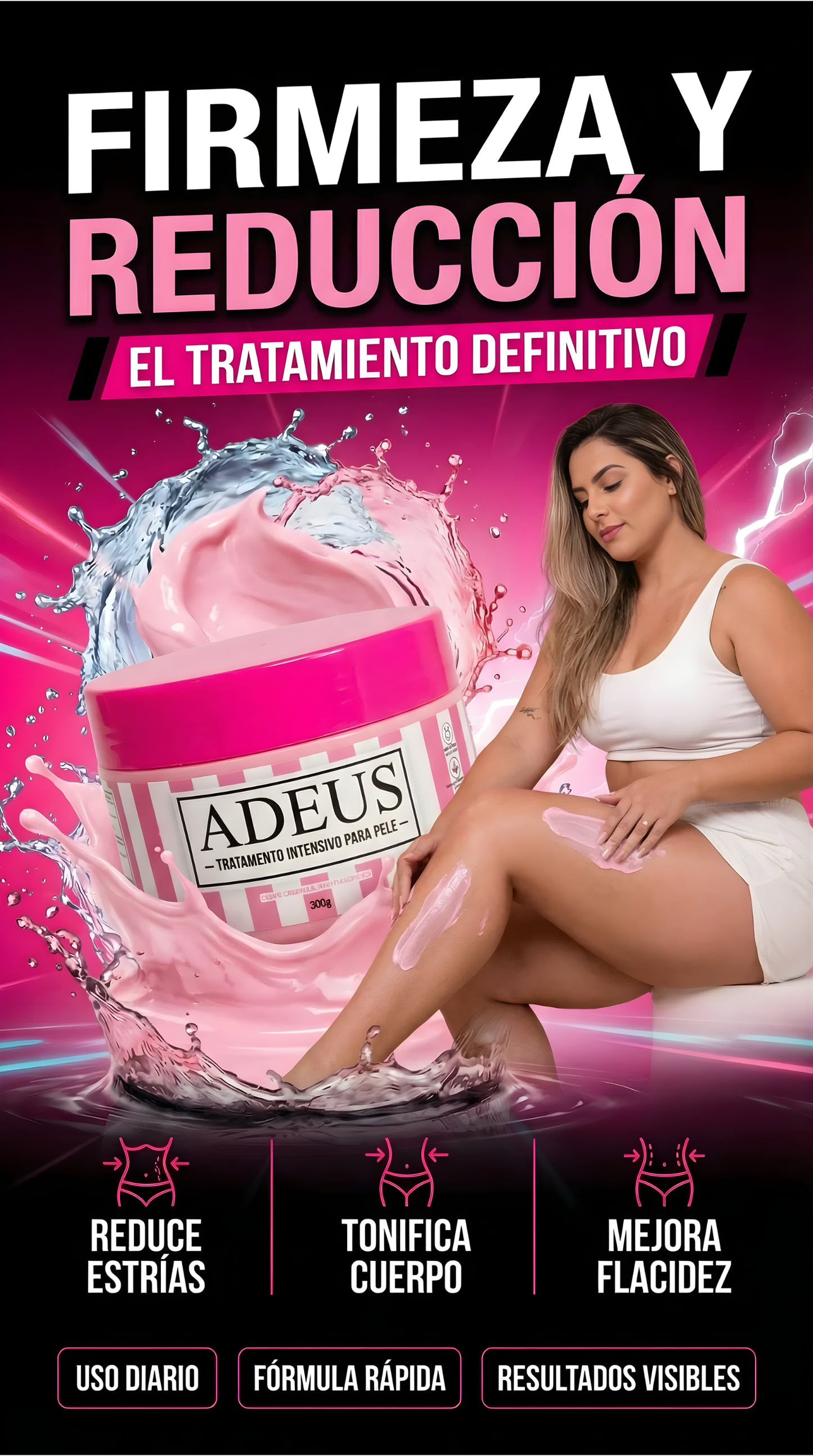 CREMA ADEUS: TRATAMIENTO CORPORAL PARA PIEL FIRME Y SIN ESTRÍAS