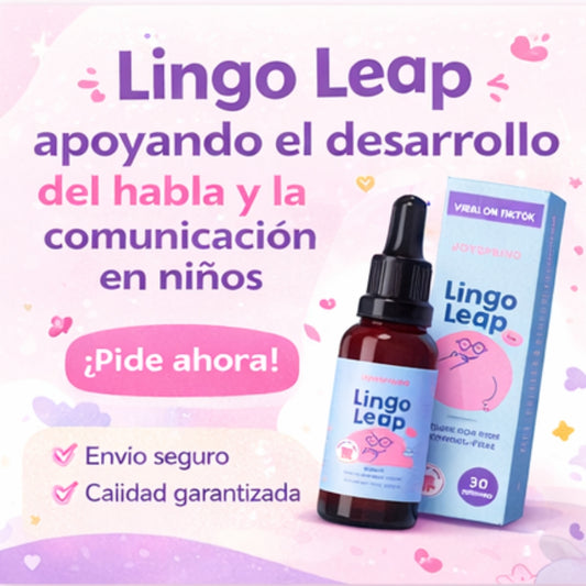 Lingo Leap Gotas Naturales 30 ml – Apoyo al Desarrollo del Habla y la Comunicación Infantil