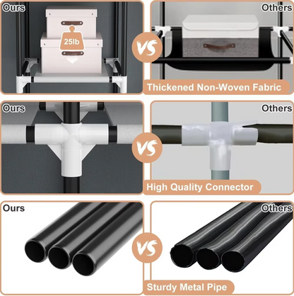 Armario 3 Cuerpos Organizador de Ropa