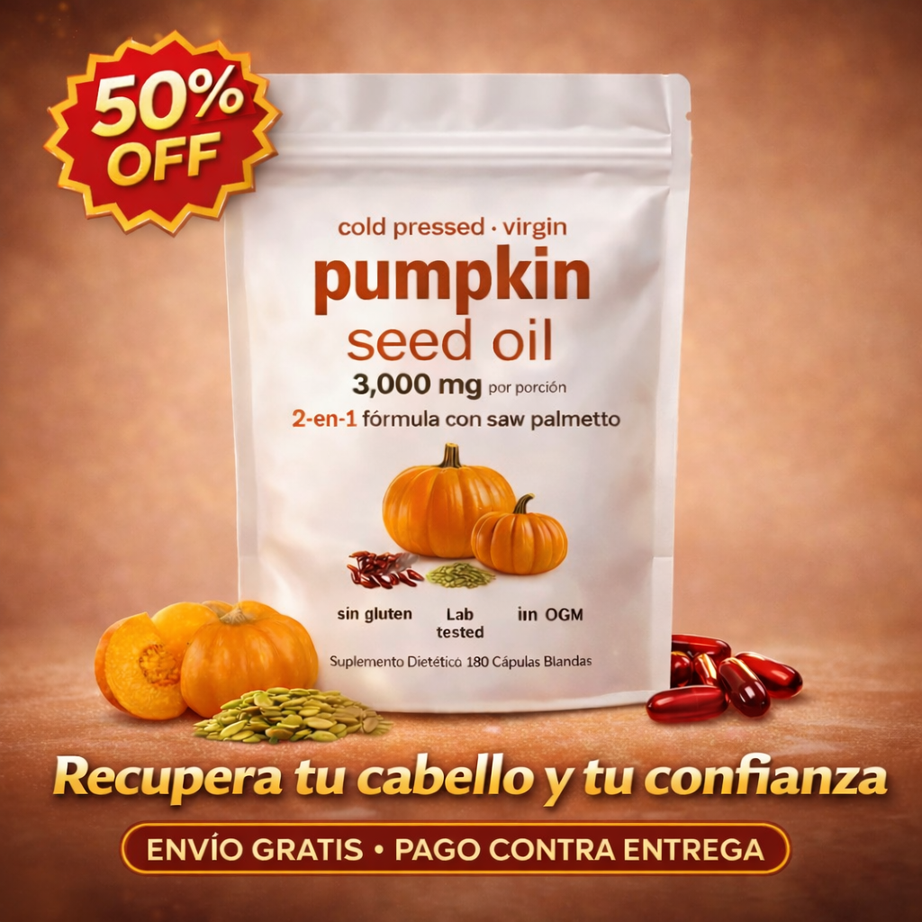 Pumpkin Seed Oil – Apoyo Natural para la Salud Prostática, Urinaria y Hormonal