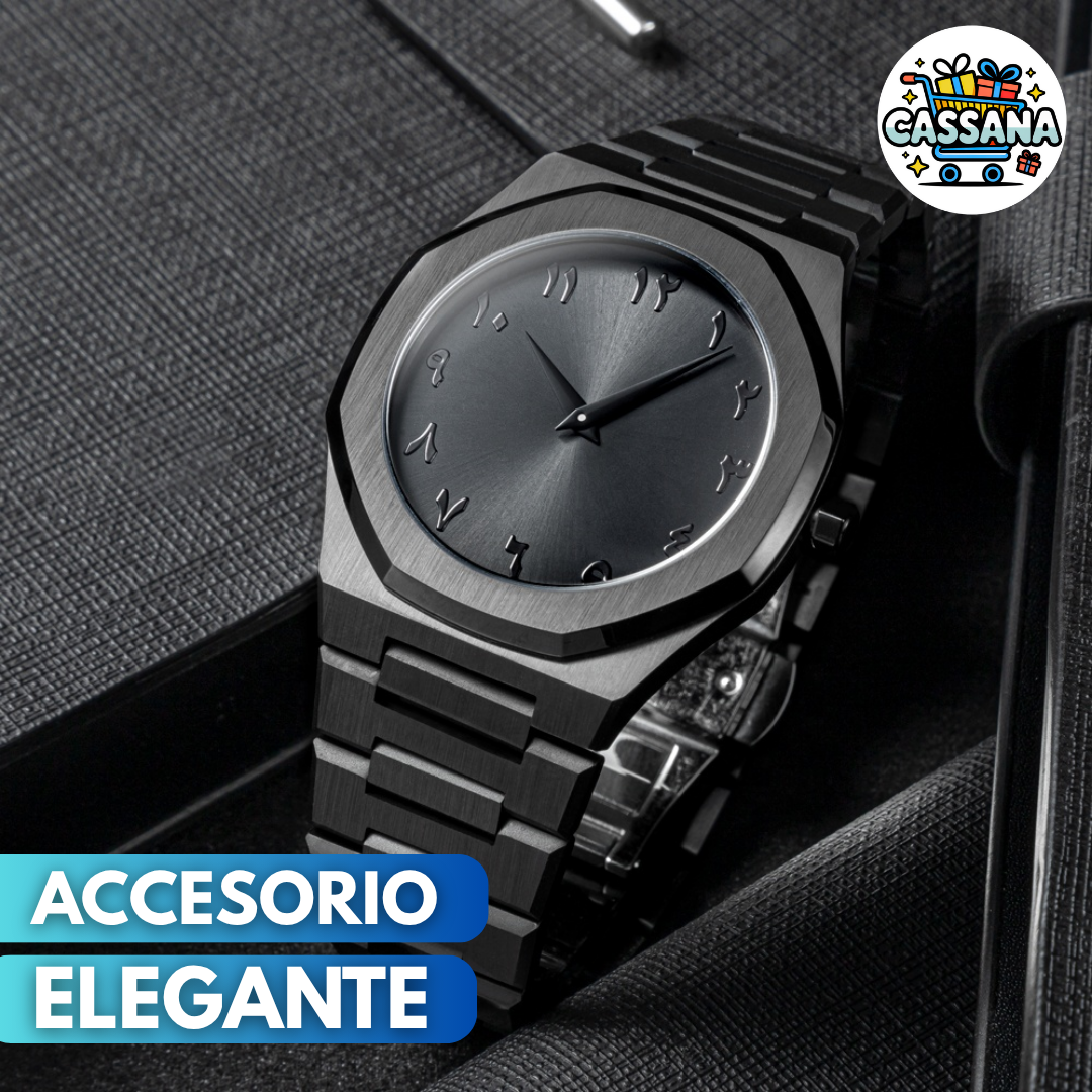 Reloj Árabe en Cuarzo Diseño Moderno – Edición Premium