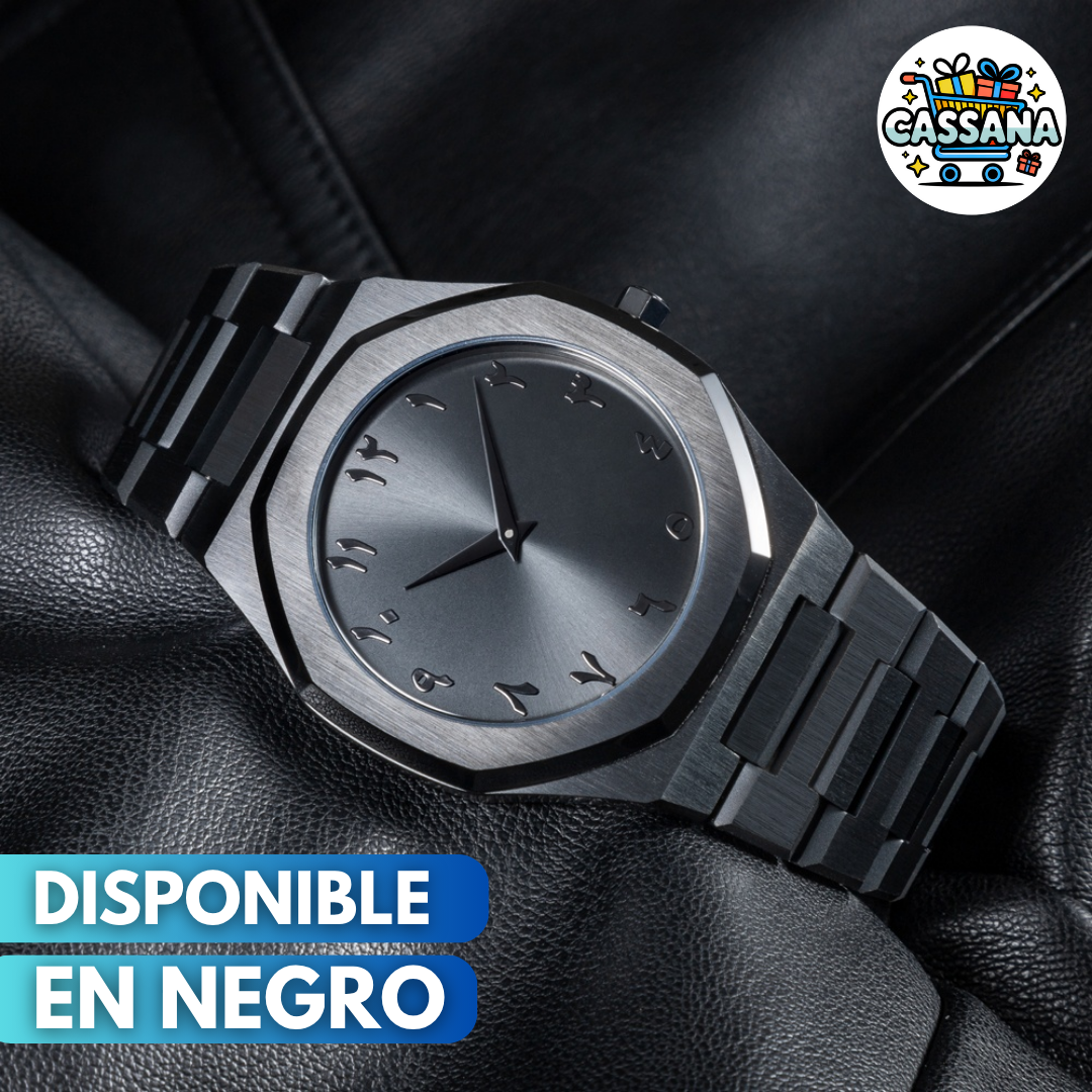 Reloj Árabe en Cuarzo Diseño Moderno – Edición Premium