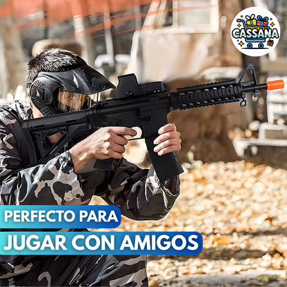 Juguete Rifle de Hidrogel M416 •Alcanza hasta 30 Metros• CALIDAD PREMIUM