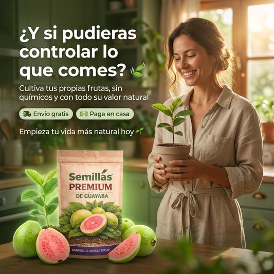 Semillas de Guayaba: Cultiva frutas naturales en casa y mejora tu alimentación sin químicos