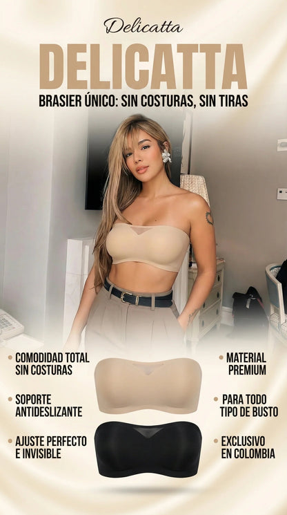 Brasier Invisible ¡Sin Costuras y Sin Tiras!