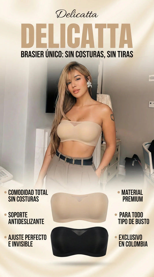 Brasier Invisible ¡Sin Costuras y Sin Tiras!